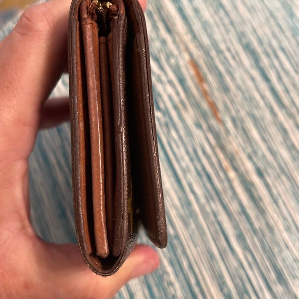 Louis Vuitton Brown Monogram Porte-Amon air Tresor Wallet - Picture 6 of 15